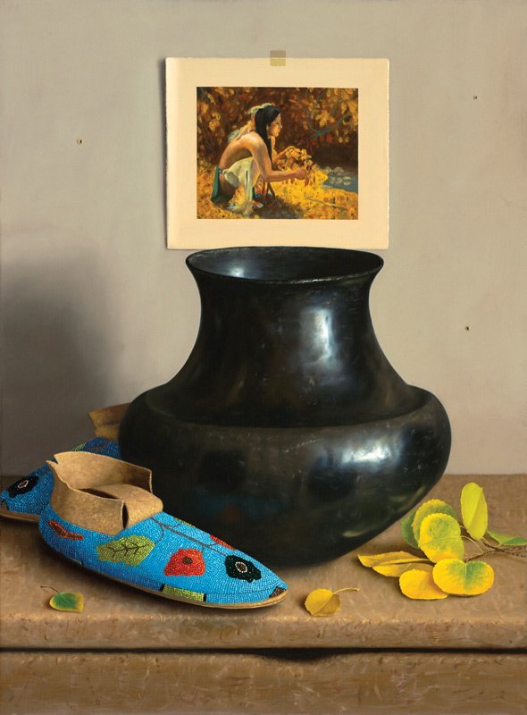 William Acheff Autumn Leaves: Giclee 30 by 22 ½ inches Signed; William Acheff 16/50, l/r