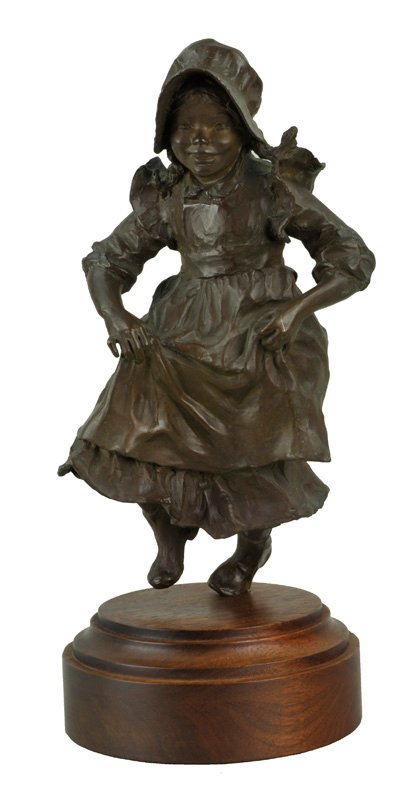 Glenna Goodacre Skip to My Lu: Bronze 12 by 6 by 6 inches Signed; Goodacre 2/25, base