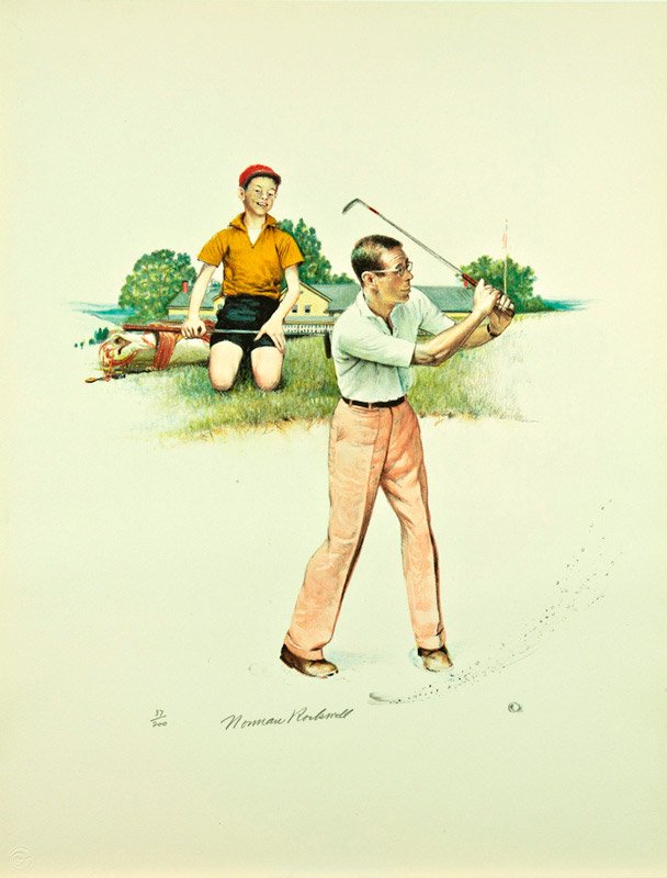 Norman Rockwell 'School Days, Suite of Four Signed Colo: Color lithographs 25 ½ x 19 ¾ inches, each unframed Signed; ''87/200' l/l; 'Norman Rockwell' l/r on each lithograph',