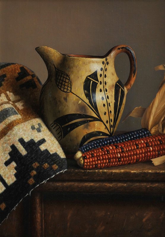 William Acheff, 'Rain Flower': William Acheff 1899 - 1988 Rain Flower Oil on board 14 x 10 inches Wm. Acheff 1987 l/l