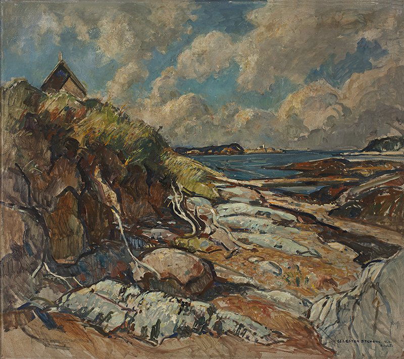 North Head, Grand Manan: William Lester Stevens, 1888 - 1969 | Media: Oil on panel | Signed: 'W. Lester Stevens N.A. A.W.S.,'l/r | Dimensions: 32 by 36 inches