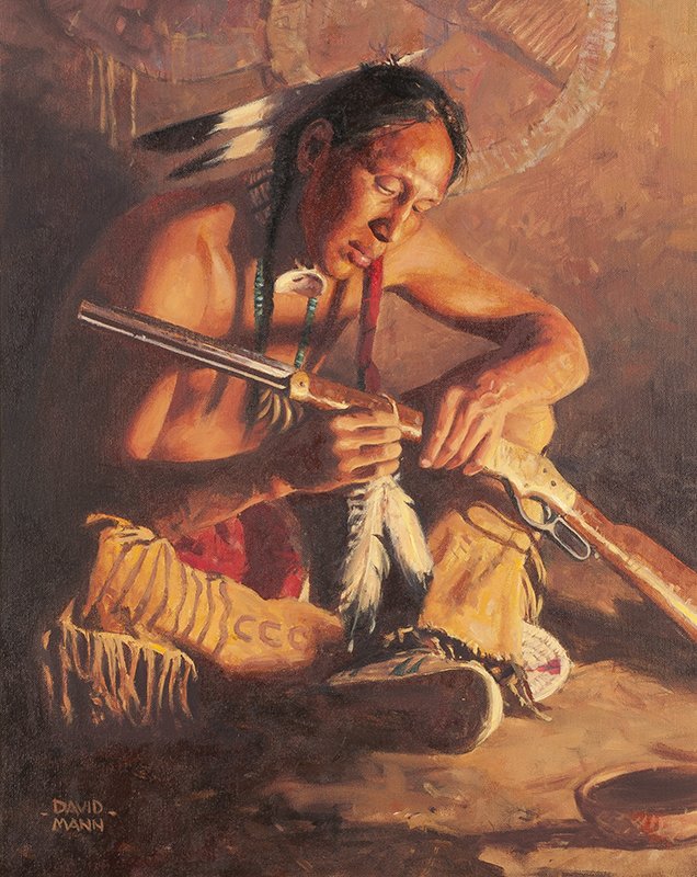 David Mann b. 1948 | Yellow Boy Magic: David Mann b. 1948 | Yellow Boy Magic Signed l/l: David Mann | Media: Oil on canvas | Dimensions: 20 by 16 inches