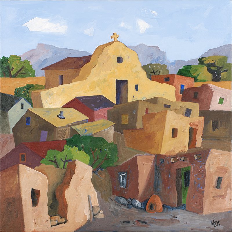 Harry Greene 20th c. Yellow Chapel 2 Apr 09, 2015 Altermann