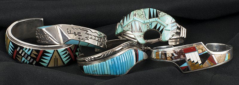 Lot of 5 Silver Bracelets (1 of 1)