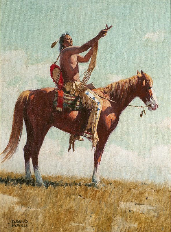 David Mann | Indian on Horse (1 of 1)