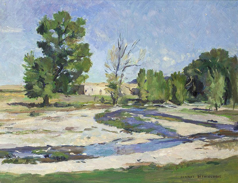 Charles Berninghaus | 1905 - 1988 House on Stream (1 of 1)