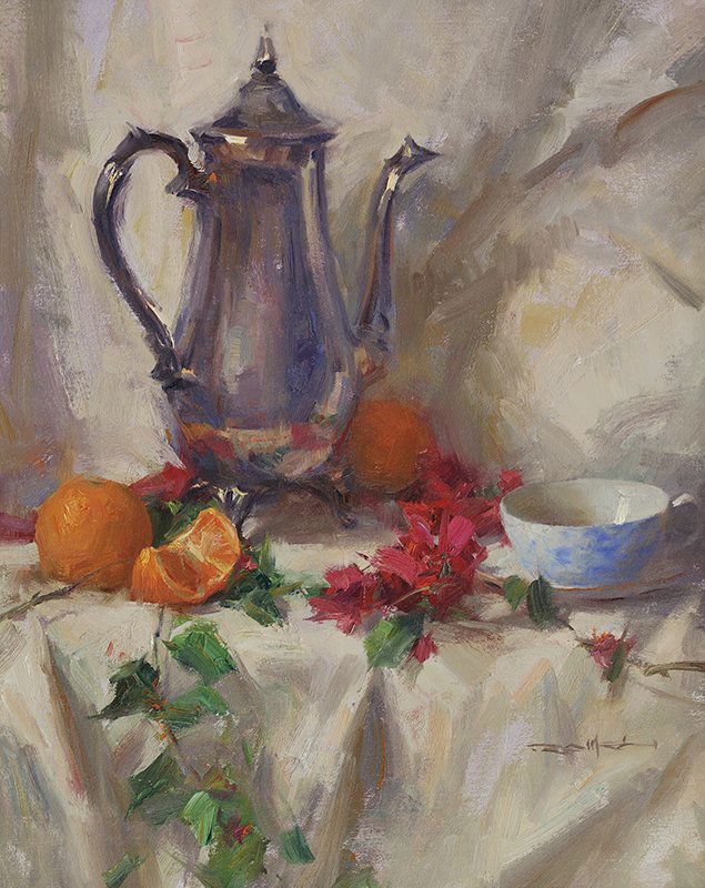 Romel De La Torre | b. 1963 Oranges and Silver (1 of 1)