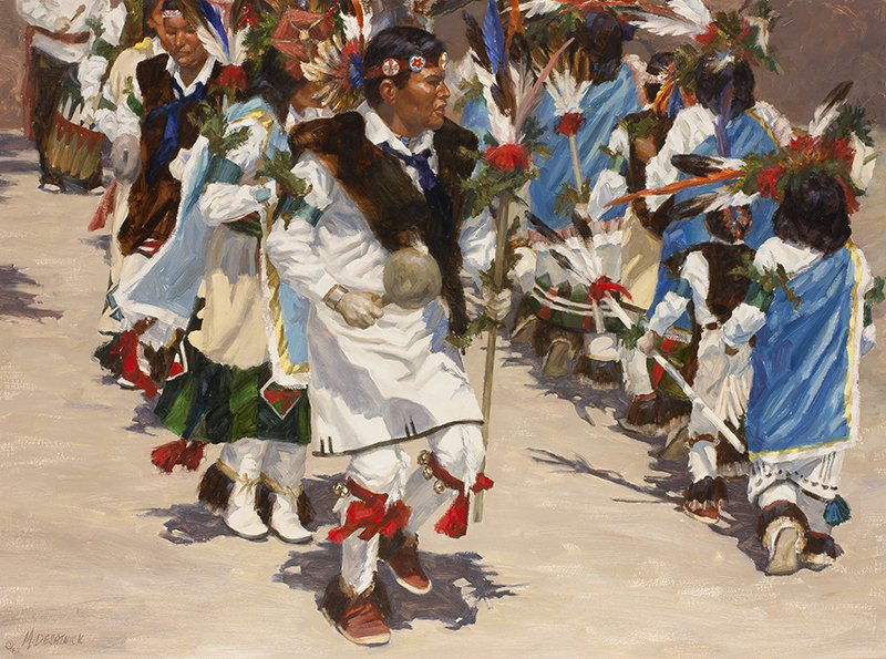 Mike Desatnick | b. 1943 Thunder Drums and Rain Dances (1 of 1)