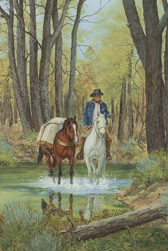 Ron Stewart | b. 1941 Headin' for Elk Track (1 of 1)