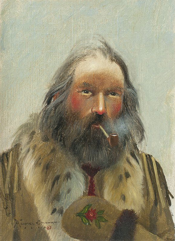 Michael Coleman | b. 1946 Guest Artist NAWA An Old: Michael Coleman | b. 1946 Guest Artist NAWA An Old Hunter Signed l/l: Michael Coleman Â© Oil on canvas 4 1/2 by 3 1/2 inches