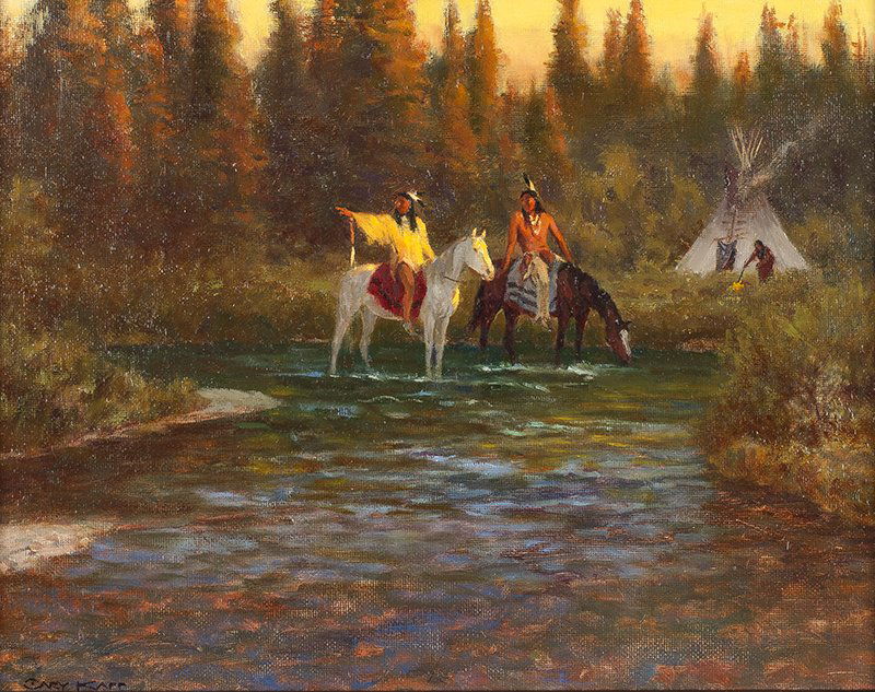Gary Kapp | b. 1942 NWR Planning the Hunt (1 of 1)