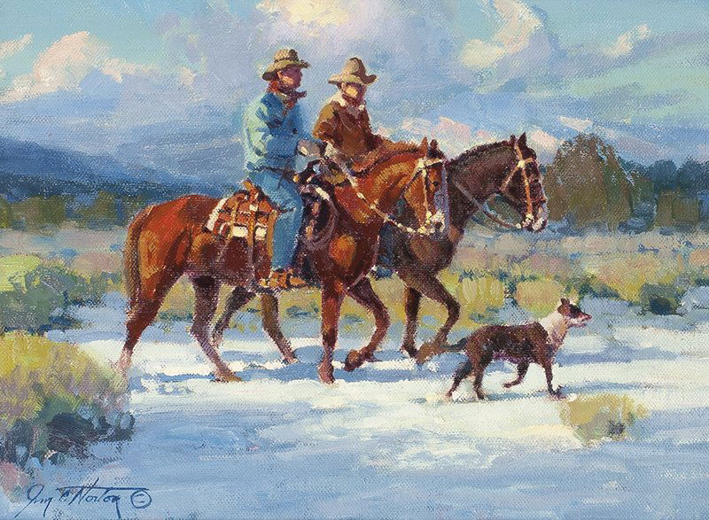 Jim C. Norton | b. 1953 CAA, NWR Cowboys of the Diamond (1 of 1)