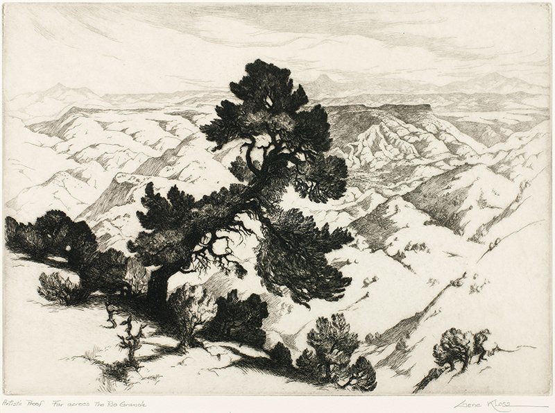 Gene Kloss | Far Across the Rio Grande (1 of 1)