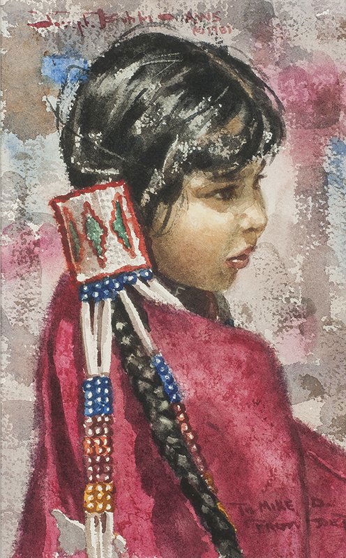 Joseph Stephen Bohler | Indian Girl Study (1 of 1)