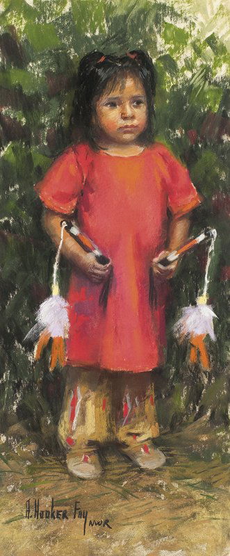 Arlene Hooker Fay | Indian Girl (1 of 1)