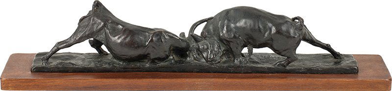 Solon Borglum | Bulls Fighting (1 of 1)