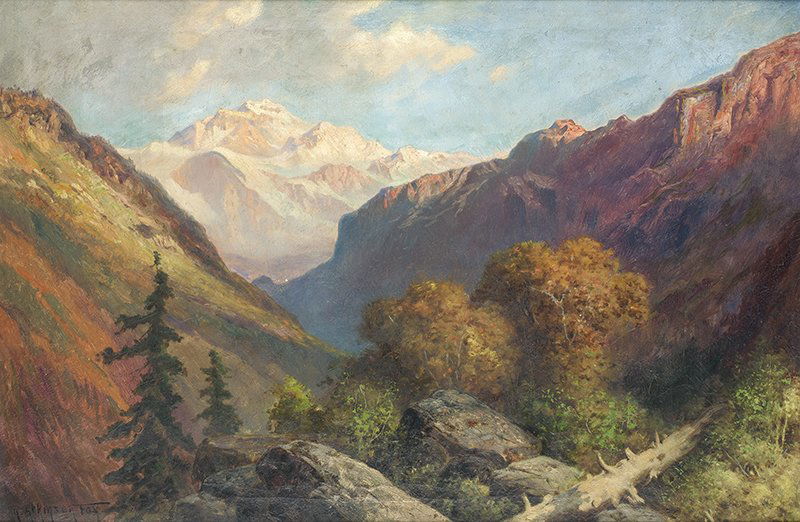 Robert Atkinson Fox | Western Mountain Landscape (1 of 1)