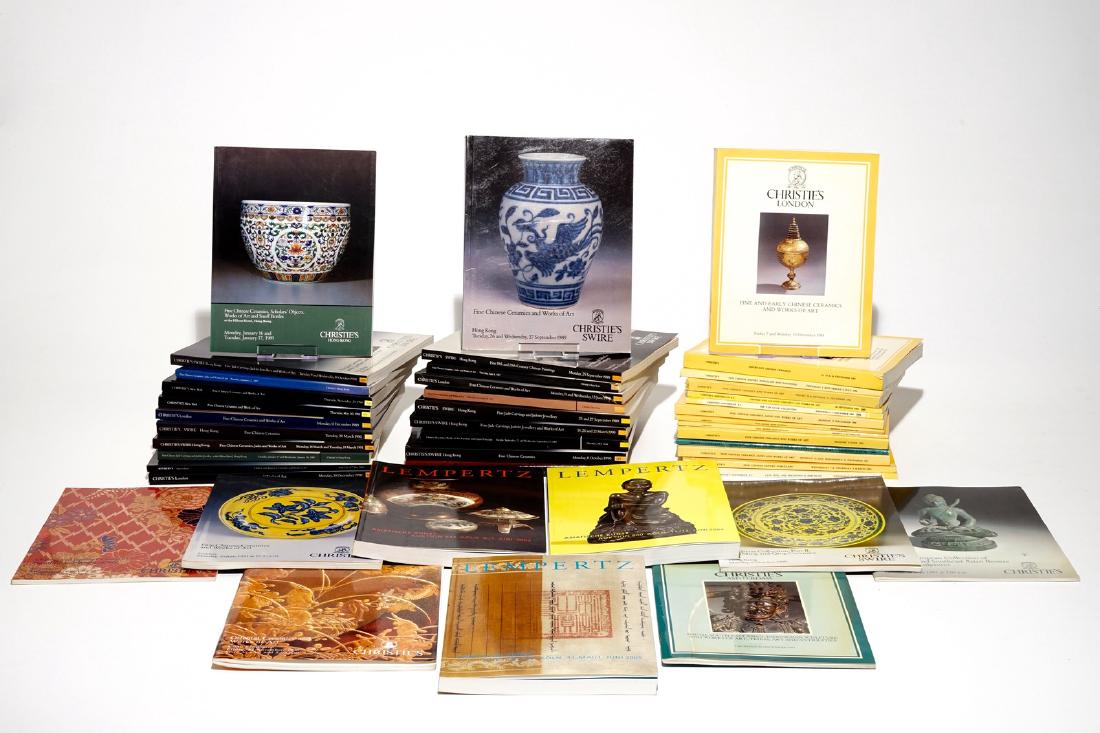 Forty-four important Asian arts auction catalogues, (1 of 1)