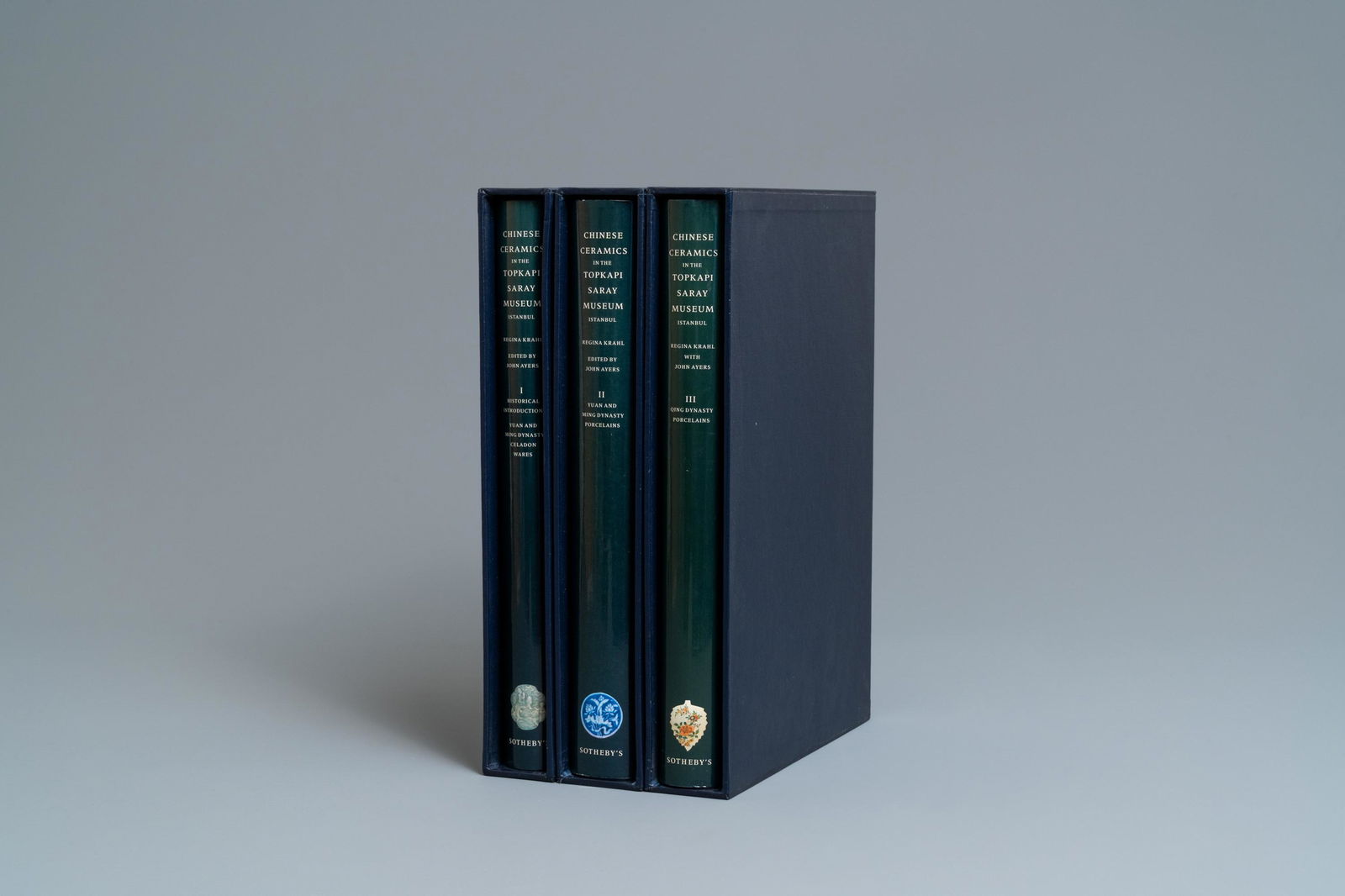 Regina Krahl, John Ayers: Chinese Ceramics in the: Regina Krahl, John Ayers: Chinese Ceramics in the Topkapi Saray Museum, Istanbul: A Complete Catalogue, 3 volumes London, Sotheby's Publications, 1986. Limited to 1500 sets, of which this is number 83