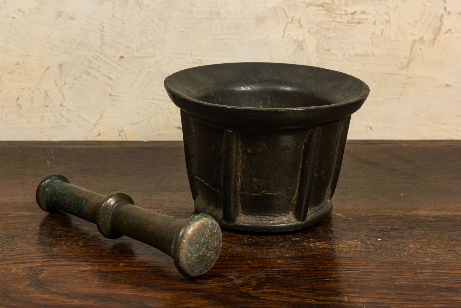 A French bronze mortar, 17th C. (1 of 4)