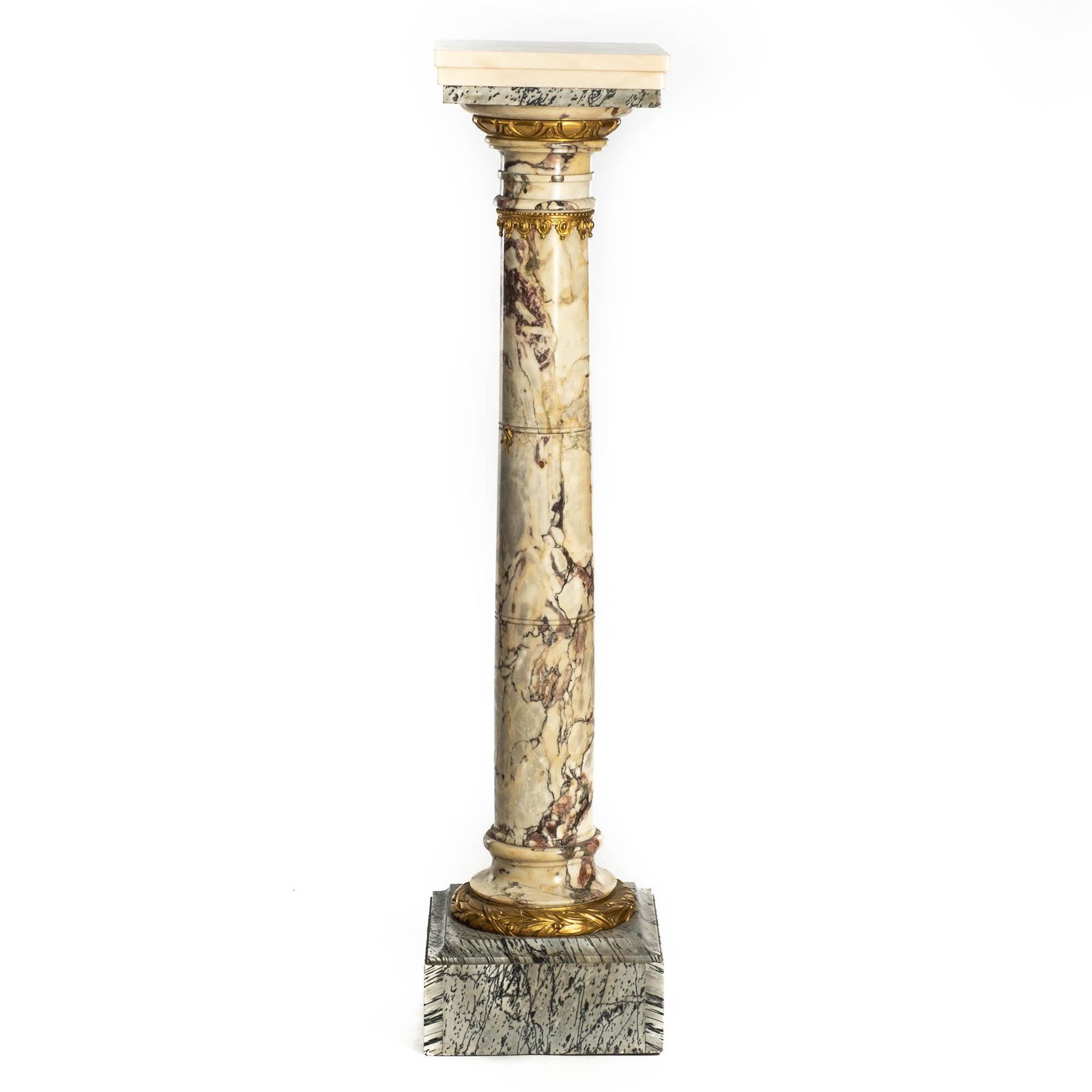 A gilt bronze mounted pedestal, ca. 1900 (1 of 5)