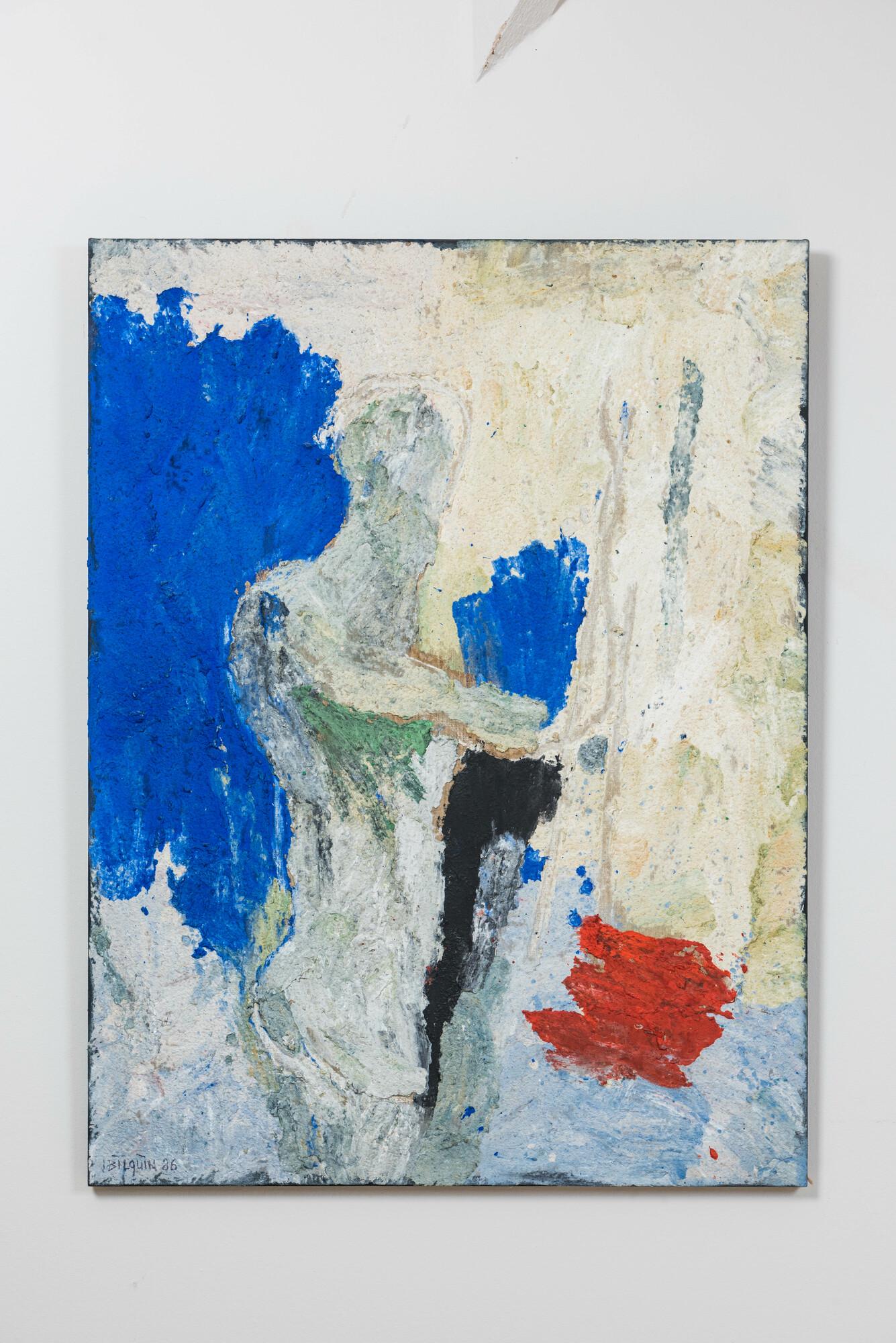 Jean Bilquin (1938): The painter at work, oil on canvas, dated (19)86 (1 of 3)