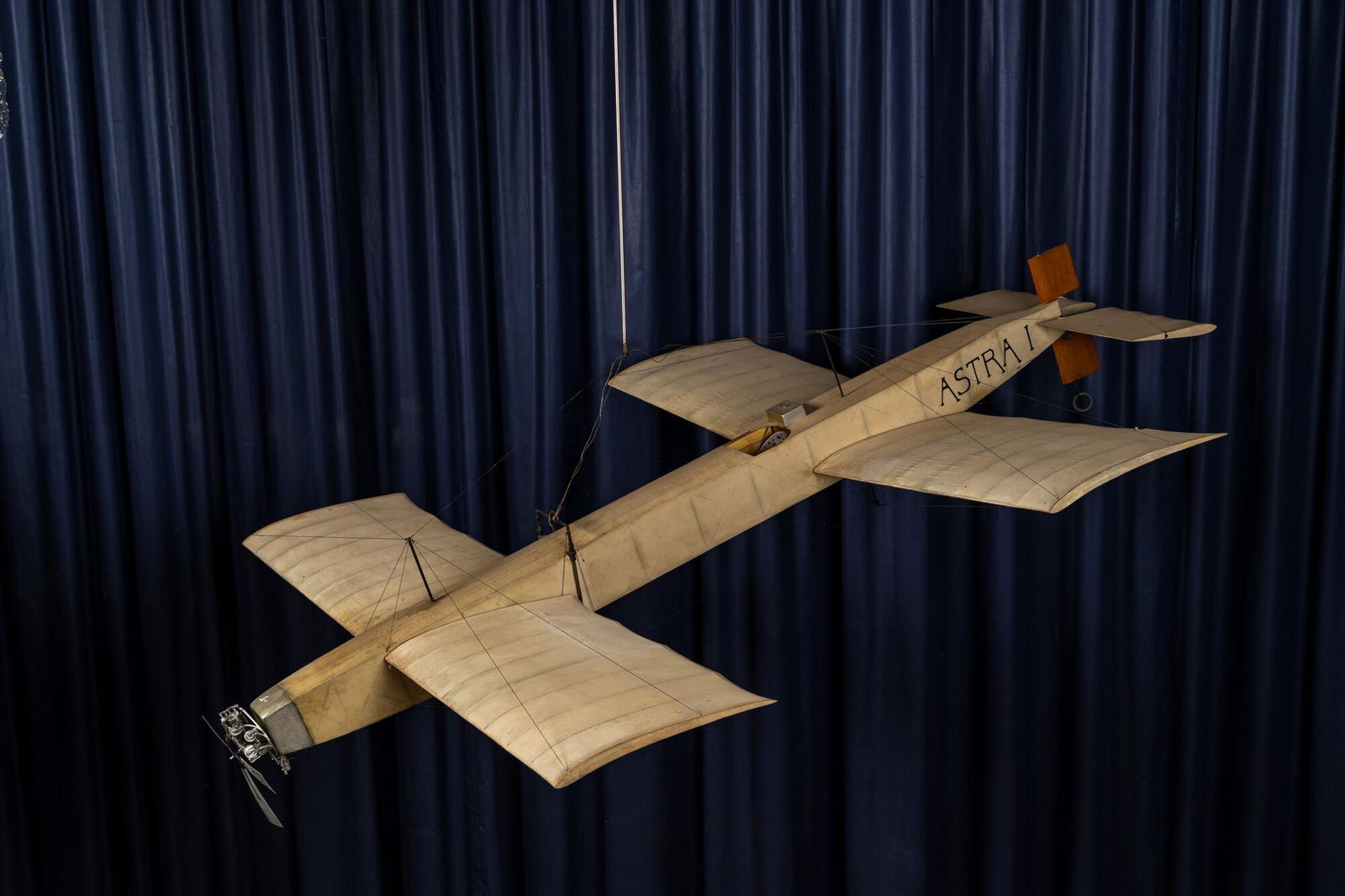 A large scale model or prototype of a pioneer period Astra aircraft, 1st half 20th C. (1 of 6)