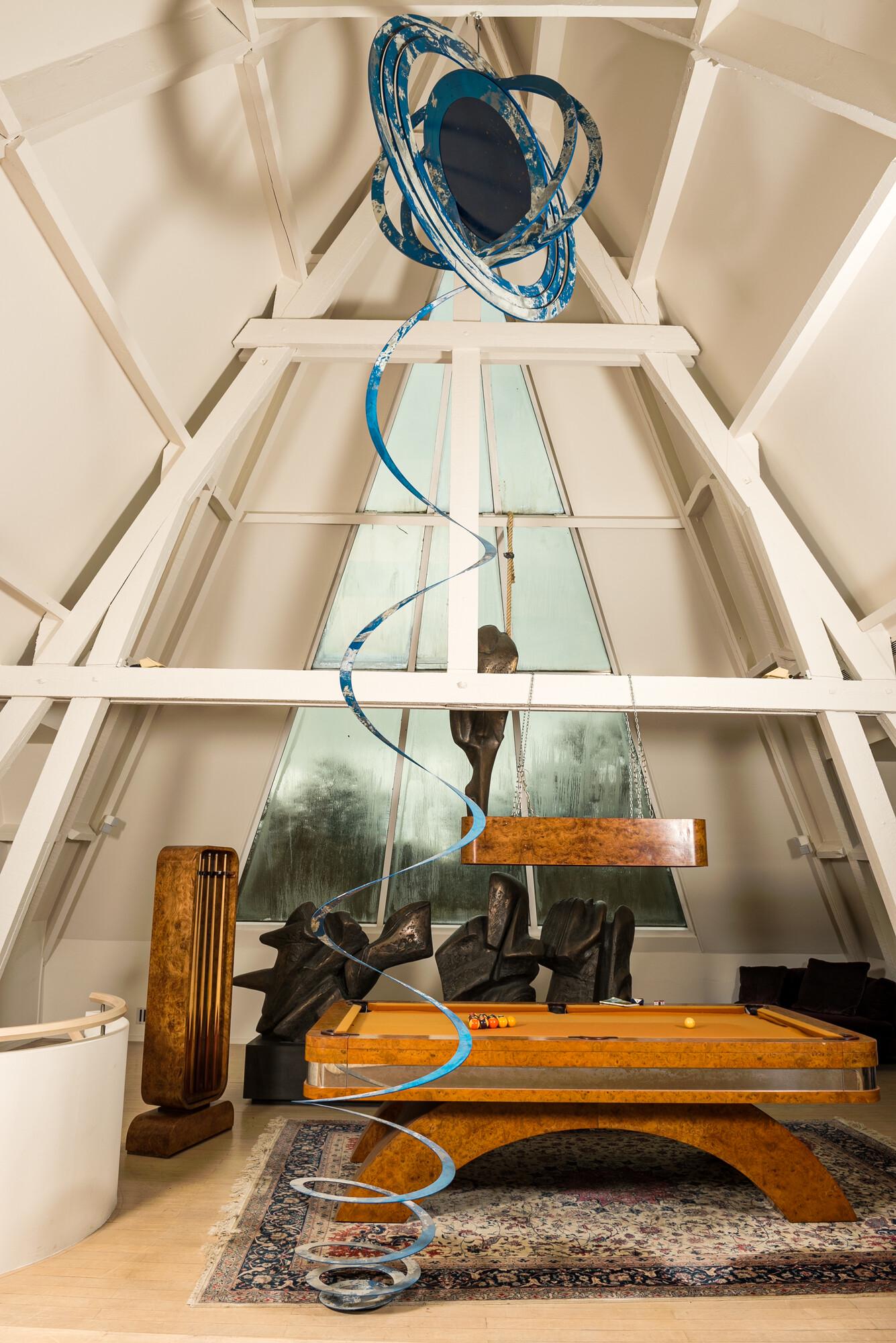 Jocelyne Coster (1955): 'Astrolabium', mixed media installation, 1999 (1 of 9)