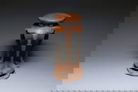 A Chinese huanghuali wood circular incense stand with mythic animals, 'xiangji', Ming