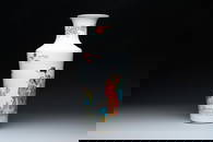 A fine Chinese famille rose 'Sanxing' vase, Yongzheng