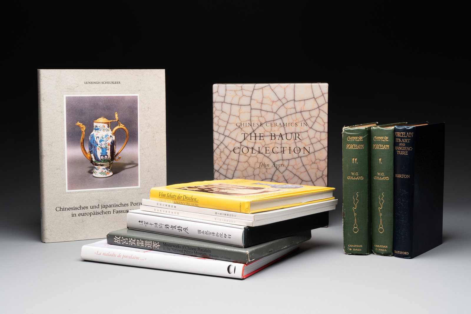A varied collection of 12 books about Chinese ceramics (1 of 1)