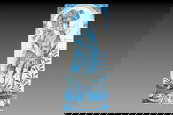 A rare and very large blue and white Dutch Delft 60-piece tile mural depicting Hannibal, 17th C.