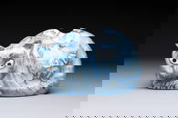 A rare Chinese blue and white 'cat' nightlight, 18th C.