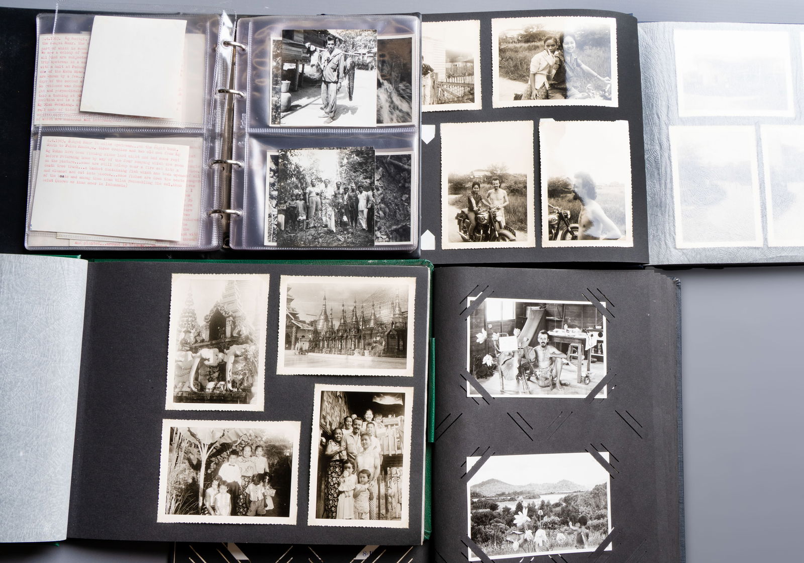 A collection of four photo albums and fieldwork prints documenting South and Southeast Asia, 20th C. (1 of 20)