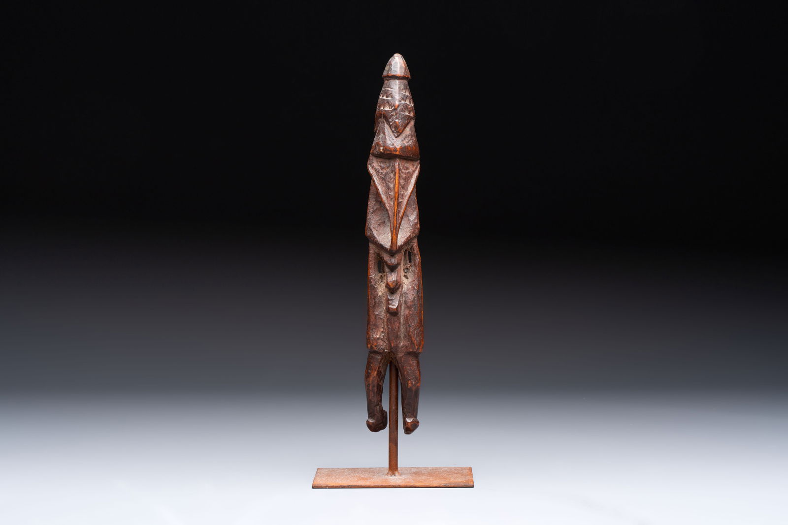 A Sepik Ramu wooden figure, Papua New Guinea (1 of 6)