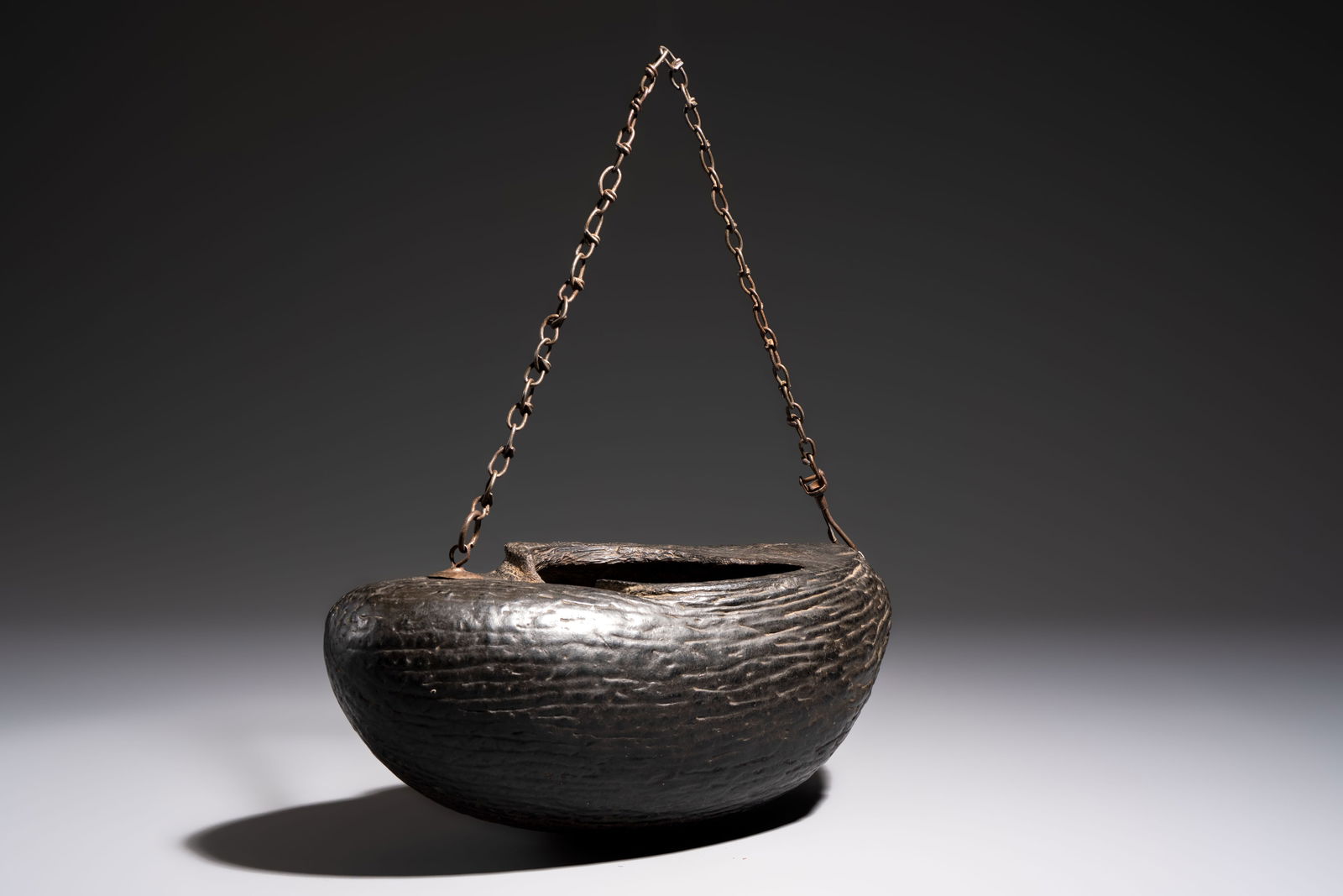 A Qajar coco de mer kashkul or beggar’s bowl, Iran, 19th C. (1 of 7)