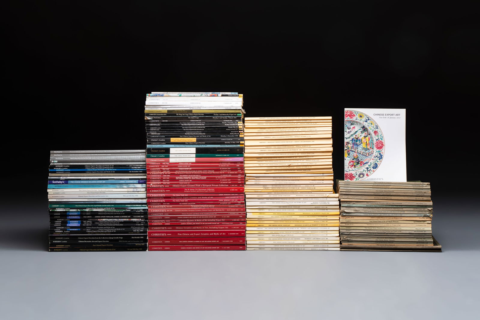 A large collection of 177 auction catalogues on Chinese export art, 1974-2020 (1 of 1)