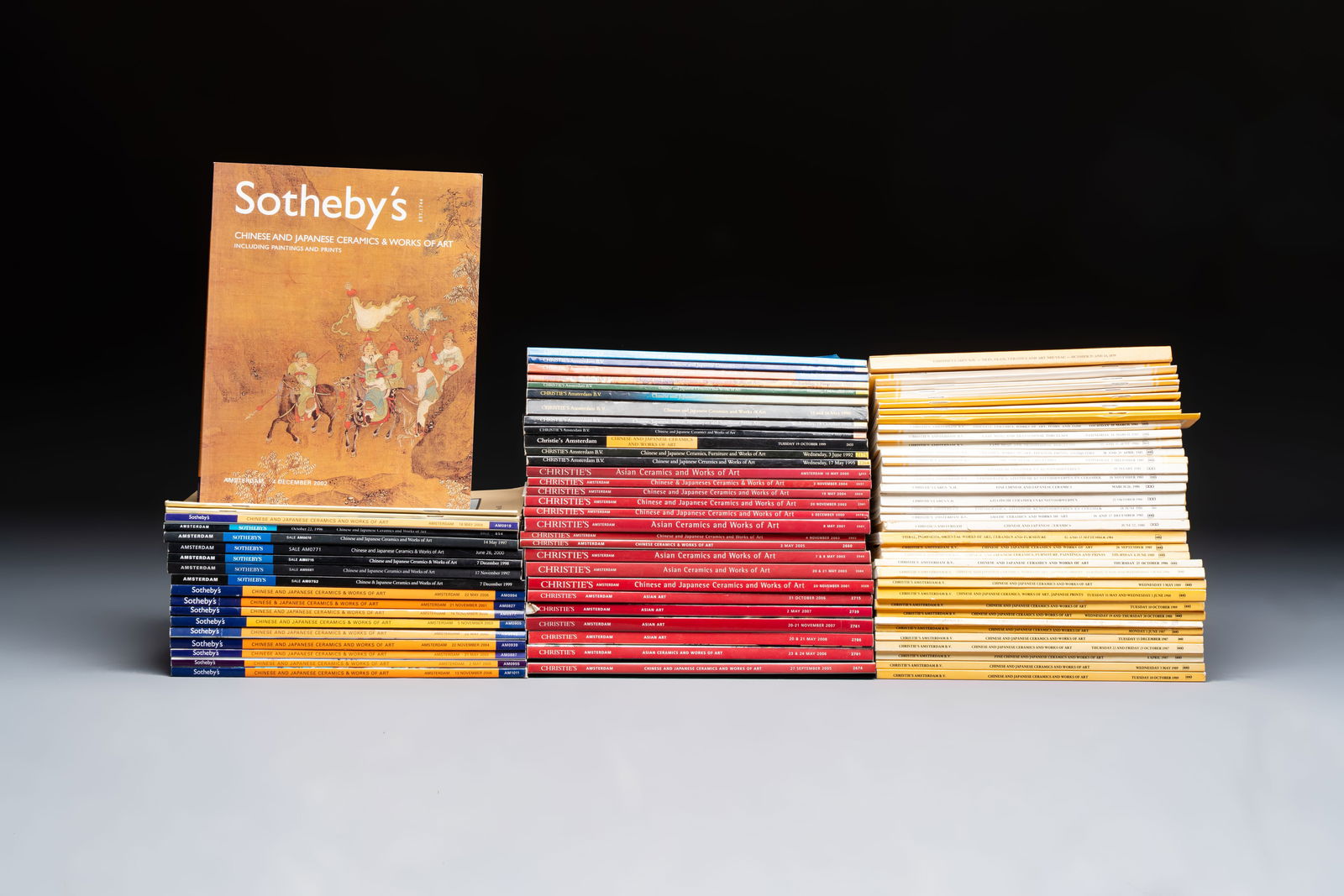 A collection of 84 Christie's and Sotheby's Amsterdam auction catalogues on Asian art, 1979-2008 (1 of 1)