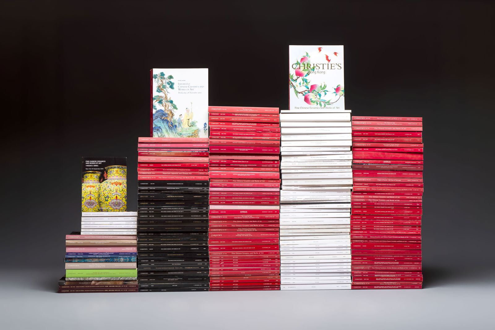 A large collection of 175 Christie's auction catalogues on Asian art, 2000-2023: A large collection of 175 Christie's auction catalogues on Asian art, 2000-2023 Various dimensions. For a full list of the catalogues included, please refer to our website.