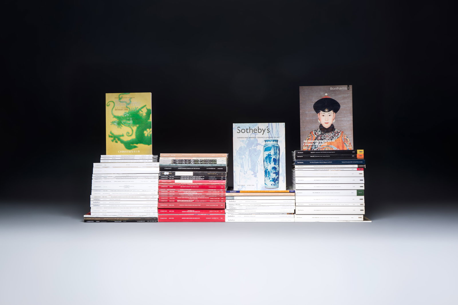 72 Christie's, Sotheby's and Bonhams auction catalogues on Asian art, 1996-2019 (1 of 1)