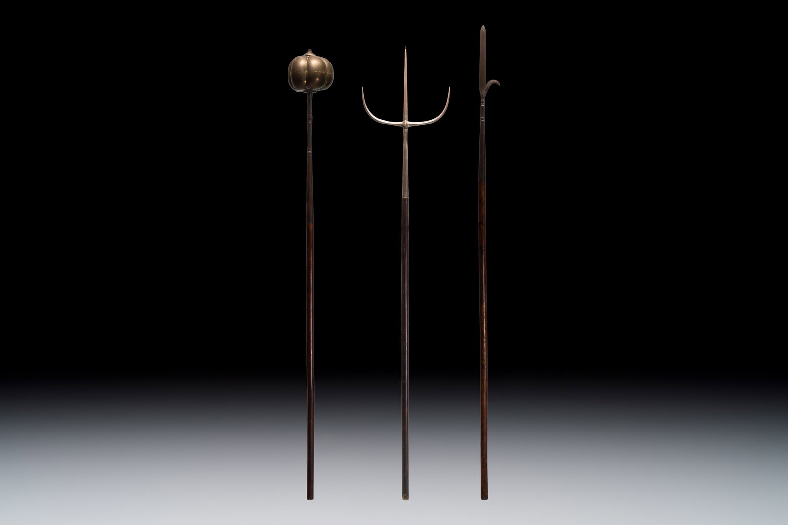 Three Chinese polearms, Qing (1 of 4)