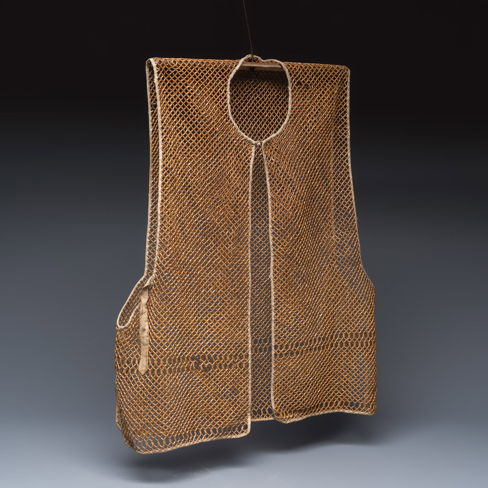 A Chinese woven bamboo jacket, Qing (1 of 5)