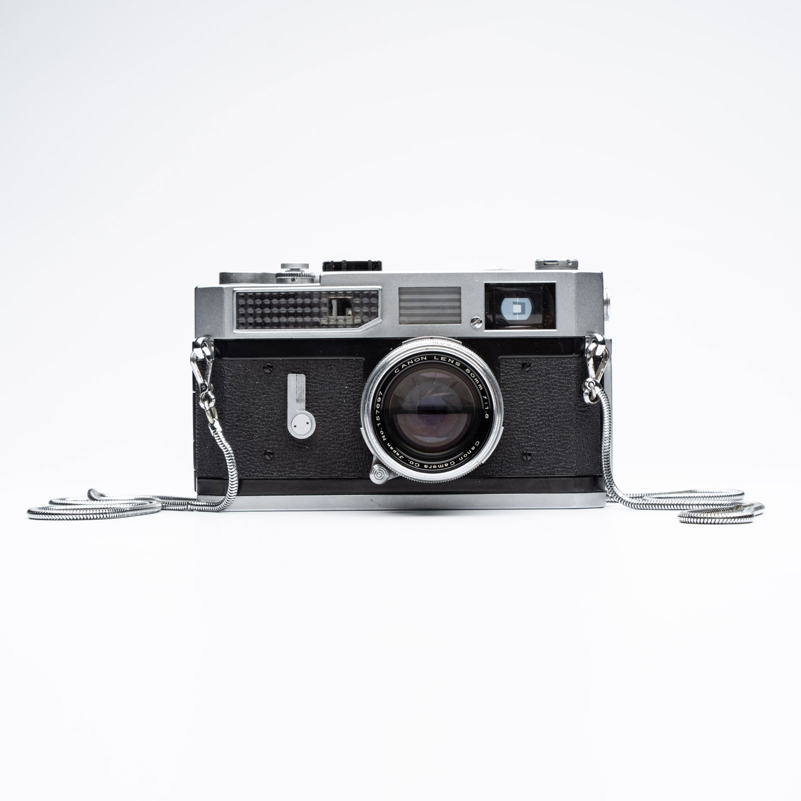 A CLA'd Canon 7 with a Canon LTM 50mm F1.8 lens and a metal cord (1 of 11)