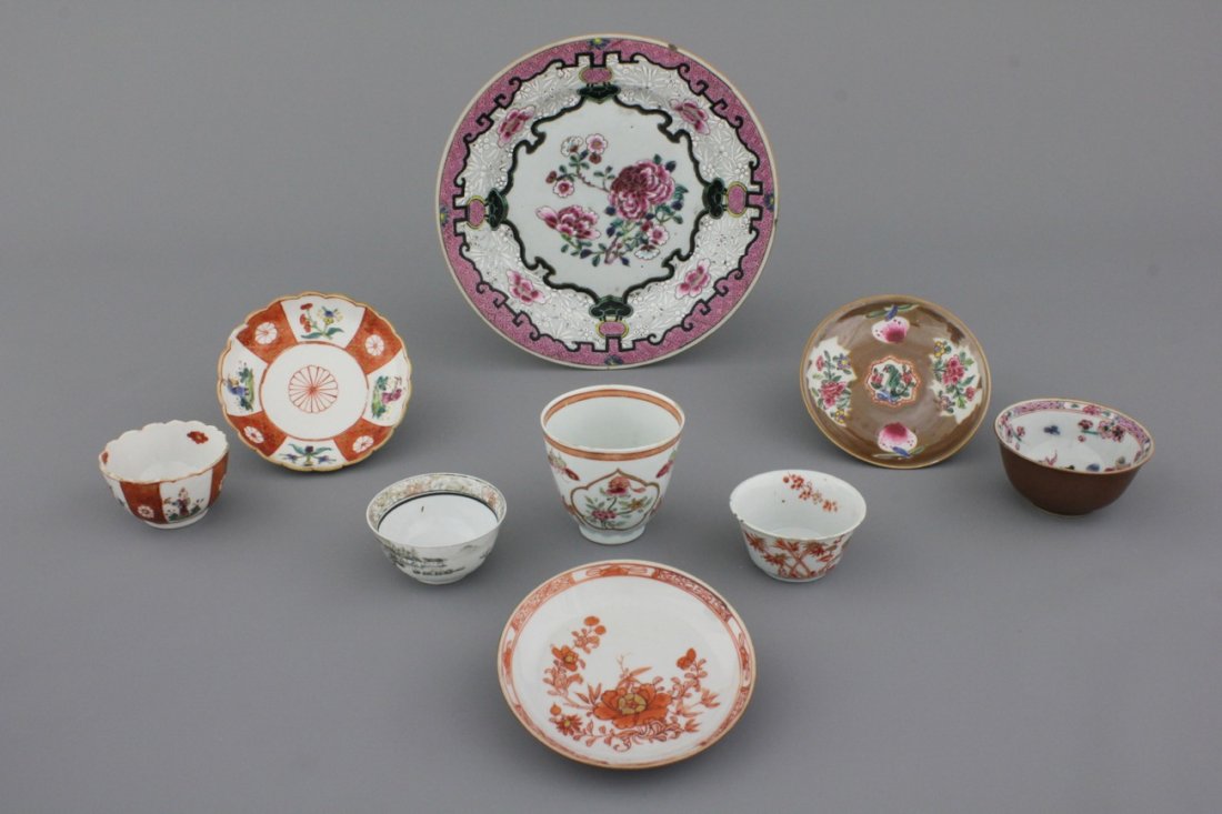 A small collection of various Chinese export porcelain, (1 of 1)