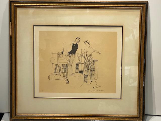 Norman Rockwell lithograph (pencil signed artist proof) (1 of 4)