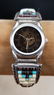 Navajo Kokopelli Watch w/Watch Band Disc Cut Beads