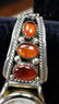 Kokopelli Watch w/Sterling & Amber Band Signed - 3