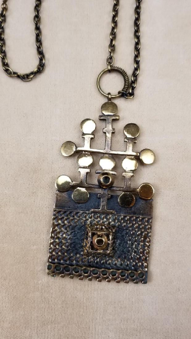 Pentti Sarpaneva, Finland Bronze Necklace: Pentti Sarpaneva, Finland Bronze Necklace