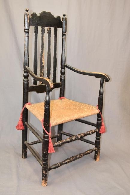 ARM CHAIR, WINDSOR, AMER., WILLIAM & MARY, NE (1 of 12)