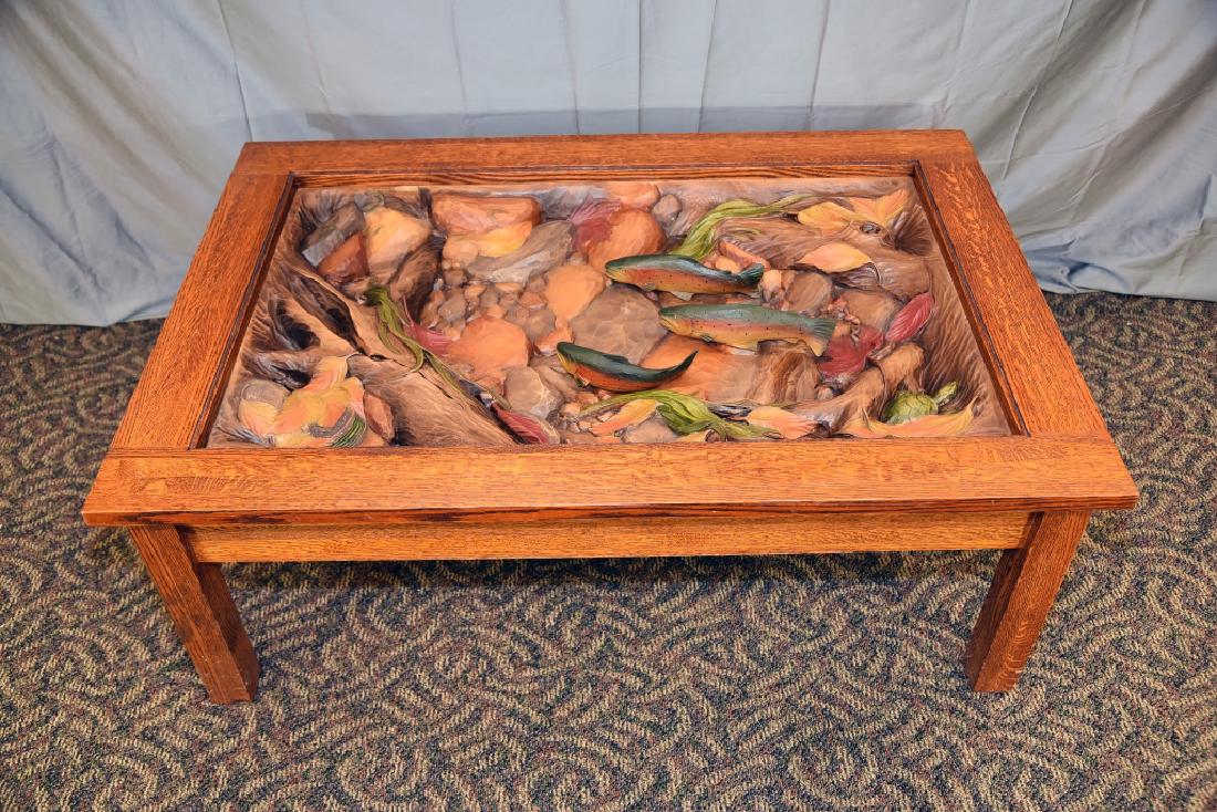 Big Sky Carvers Herrick Trout Stream Table Nov 18 Big Sky Carvers Herrick Trout Stream Table Nov 18